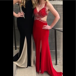 Size 4 Red Jasz Couture dress